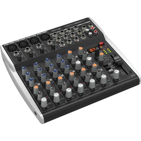 Behringer XENYX 1202SFX Mezclador analógico premium de 12 entradas con Klark Teknik FX y transmisión USB