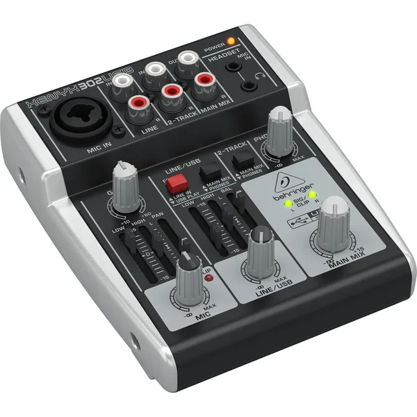 Behringer XENYX 302USB Mezclador USB de 5 canales