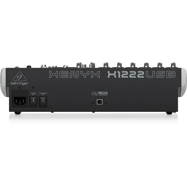 Behringer XENYX X1222USB Mezclador analógico premium de 16 entradas con interfaz multiefectos y USB/audio