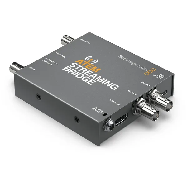 Puente de transmisión ATEM de Blackmagic Design para mezcladores de transmisión ATEM Mini Pro