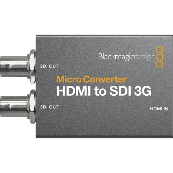Blackmagic Design Micro Convertidor HDMI a SDI 3G (con Fuente de Alimentación)