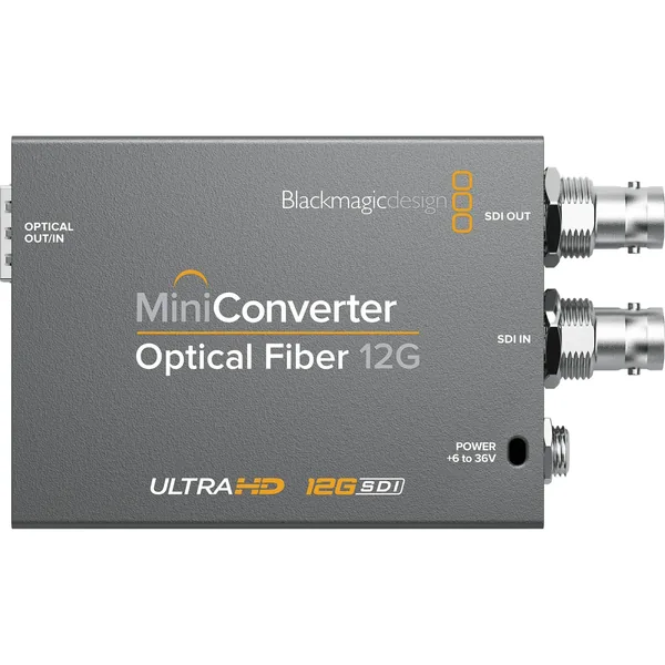 Blackmagic Design Mini Convertidor Fibra Óptica 12G-SDI