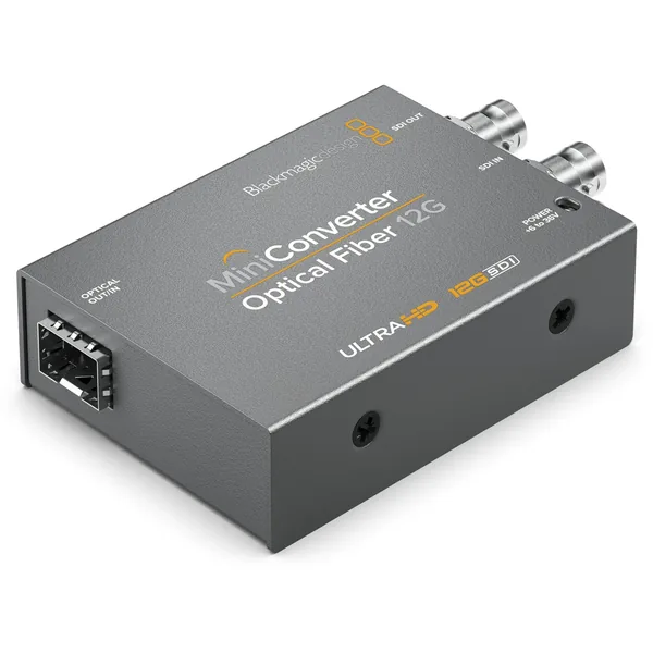 Blackmagic Design Mini Convertidor Fibra Óptica 12G-SDI
