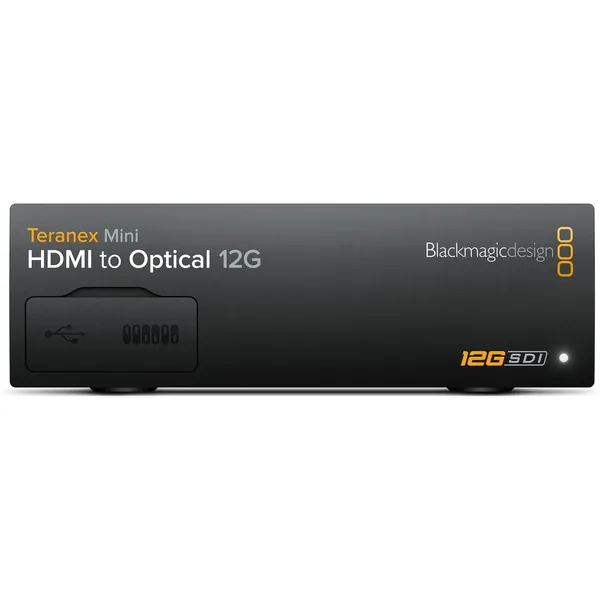 Blackmagic Design Teranex Mini HDMI a Óptico 12G Convertidor (Módulo de Fibra Óptica No Incluido)