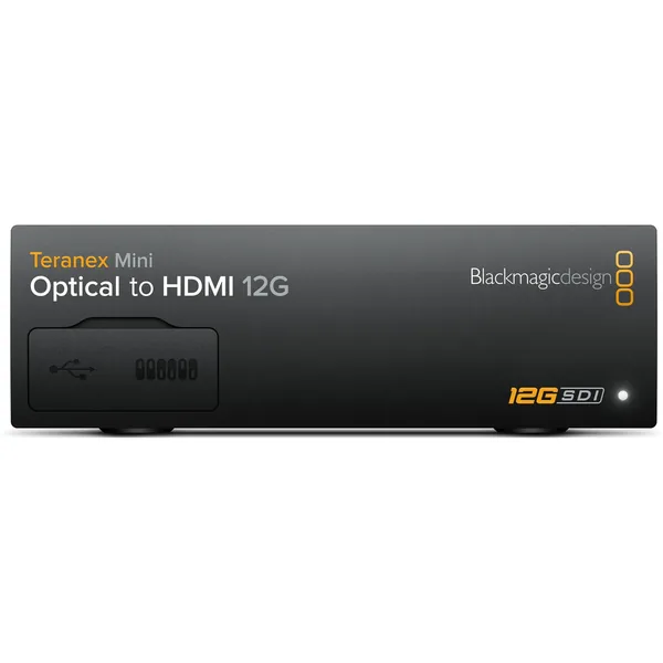 Blackmagic Design Teranex Mini Convertidor Óptico a HDMI 12G (Módulo de Fibra Óptica No Incluido)
