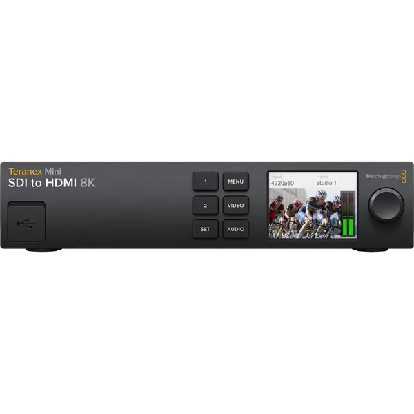 Solución de monitorización y convertidor Blackmagic Design Teranex Mini SDI a HDMI 8K