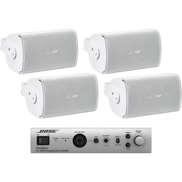 Bose Professional AudioPack Pro S4 Sistema de audio de montaje en superficie (blanco)