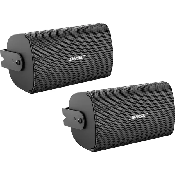Bose Professional FS2SE Altavoz pasivo para exteriores de montaje en superficie de 2,25″ y 80 W (negro, par)