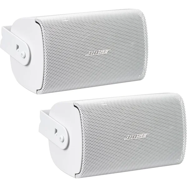 Bose Professional FS2SE Altavoz pasivo para exteriores de montaje en superficie de 2,25″ y 80 W (blanco, par)