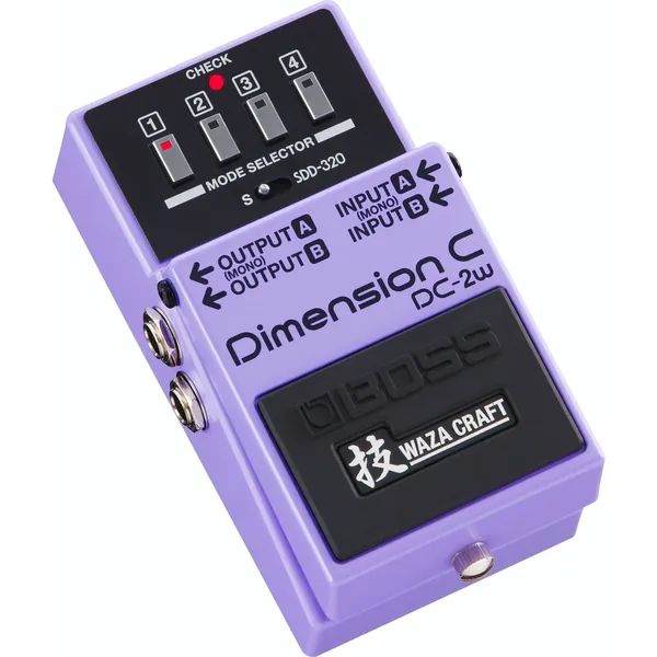 Pedal de efectos BOSS DC-2W Waza Dimension C para guitarristas eléctricos