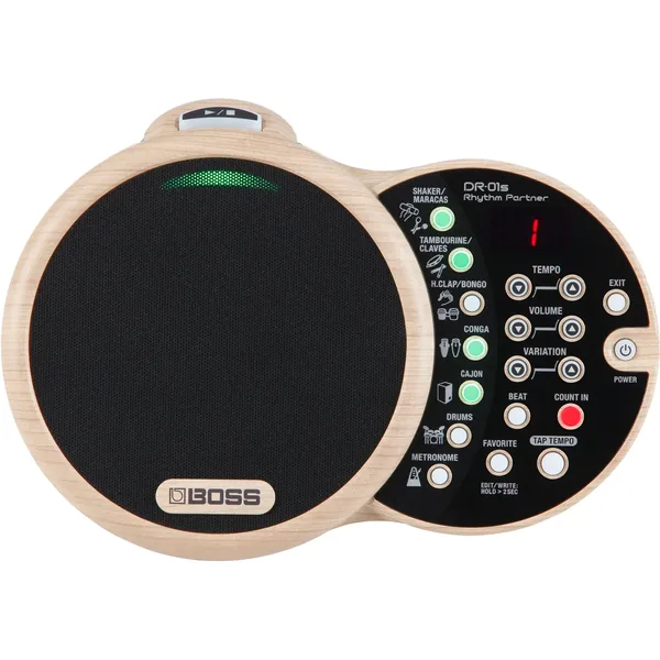 BOSS DR-01S Rhythm Partner Máquina de ritmo orgánico y altavoz