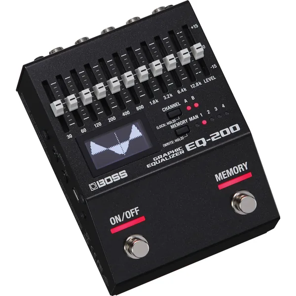 Pedal ecualizador gráfico BOSS EQ-200 para guitarra eléctrica, bajo o teclados