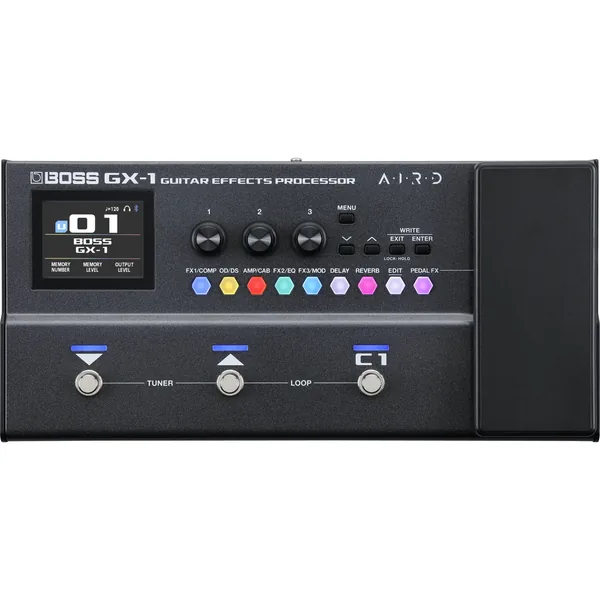 Pedal procesador multiefectos BOSS GX-1 con Bluetooth