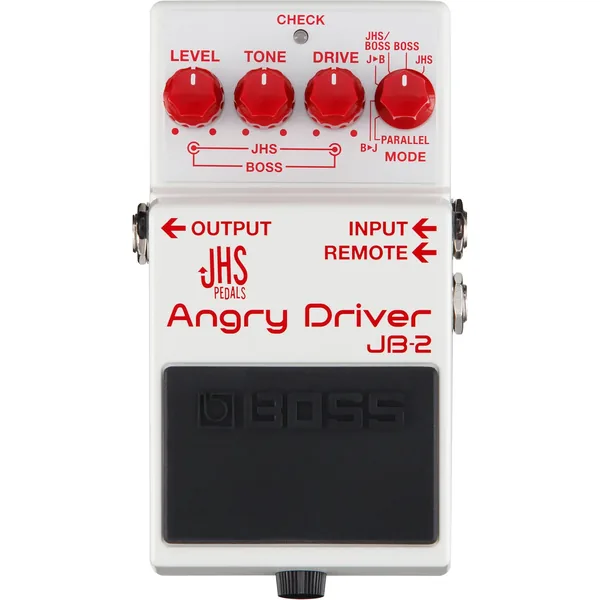BOSS JHS JB-2 Angry Driver Over Drive Pedal para guitarra eléctrica