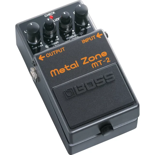 Pedal de distorsión de zona metálica BOSS MT-2