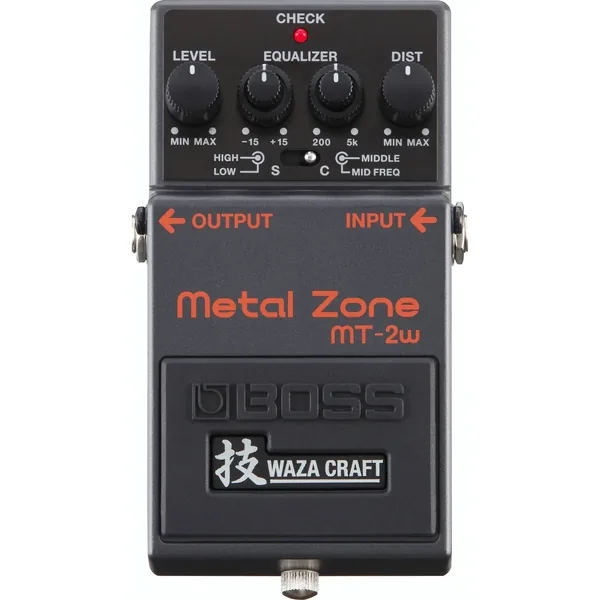 BOSS MT-2W Metal Zone Waza Craft Pedal de distorsión para guitarras eléctricas