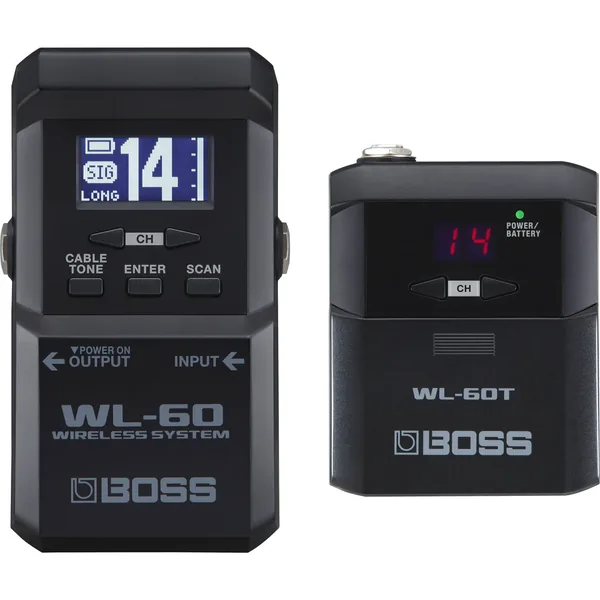 BOSS WL-60 Sistema inalámbrico de 2,4 GHz para guitarras y bajos eléctricos