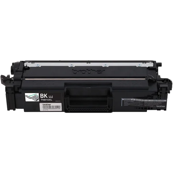 Cartucho de tóner negro de alto rendimiento original Brother TN810XLBK