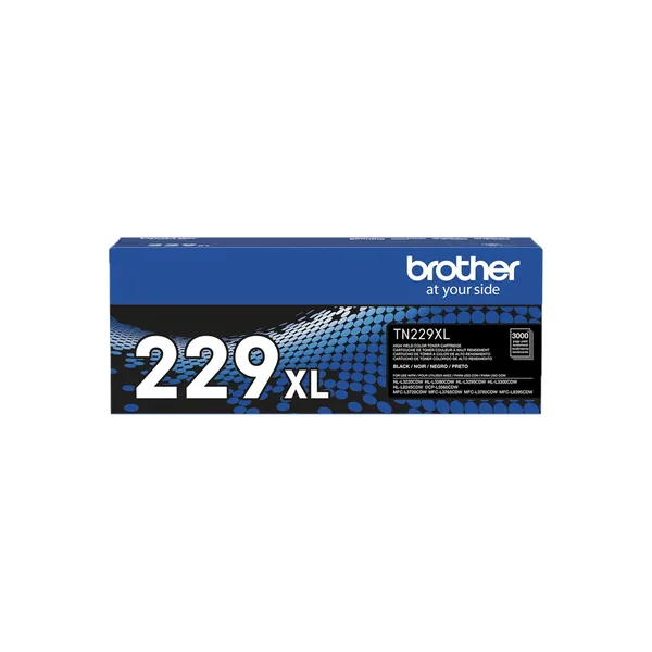 Impresora multifunción digital en color Brother HL-L3300CDW con kit de cartucho de tóner de alto rendimiento TN229XLBK