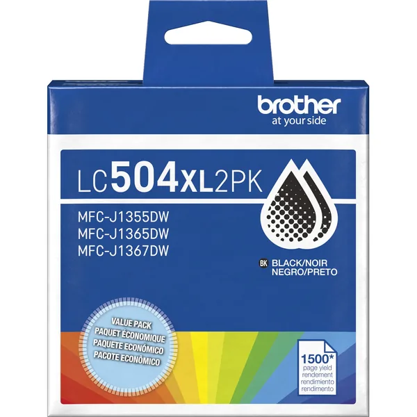 Brother MFC-J1365DW INKvestment All-in-One Color Inkjet Printer with LC501XL High-Yield Ink Cartridges Kit