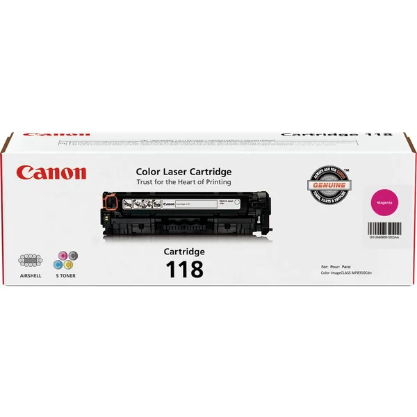 Cartucho de tóner Canon 118 (magenta)