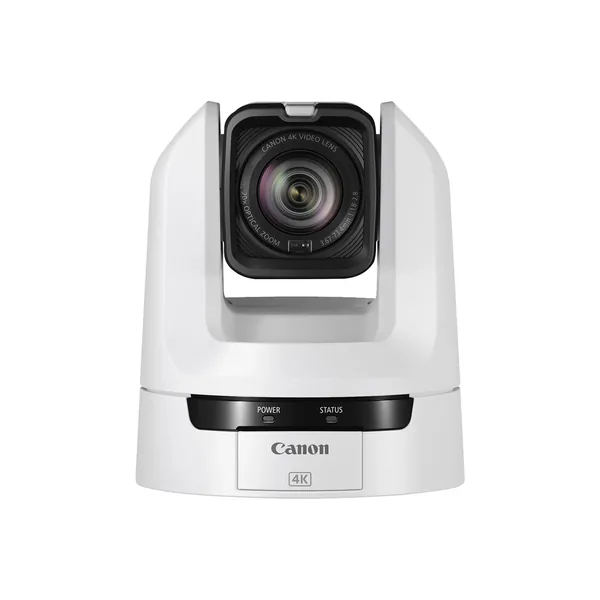 Canon 3 x CR-N100 PTZ Cameras with RC-IP100 IP Controller Kit (Titanium White)