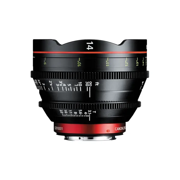 Canon CN-E 14mm T3.1 L F Cinema Prime Lens (EF Mount)