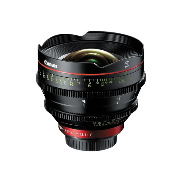 Canon CN-E 14mm T3.1 L F Cinema Prime Lens (EF Mount)