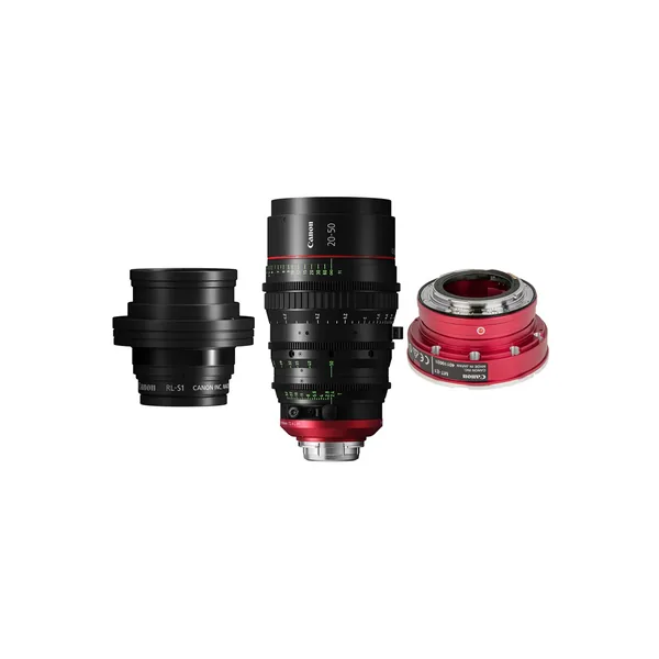 Canon CN-E 20-50mm Flex Zoom Wide-Angle Lens Kit for FF and S35 (ARRI PL + Canon EF)