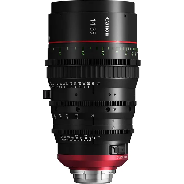 Lente Canon CN-E Flex Zoom 14-35 mm T1.7 Super35 Cinema EOS (montaje PL)
