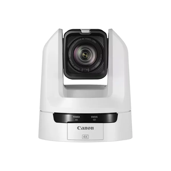 Canon CR-N300 4K NDI PTZ Camera with 20x Zoom (Titanium White)
