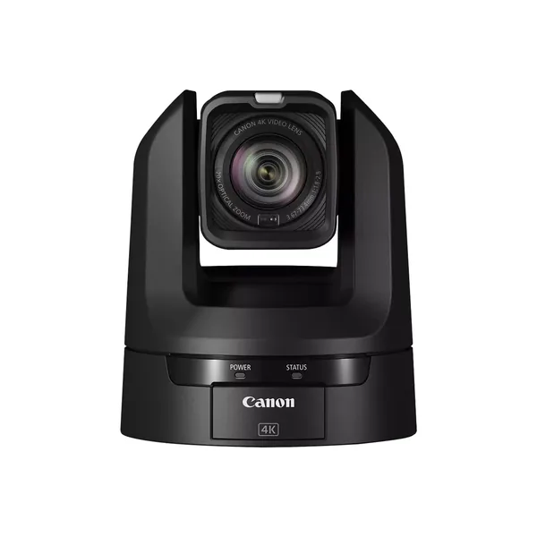 Kit de 3 cámaras Canon CR-N300 4K PTZ con controlador RC-IP100 (blanco/negro)