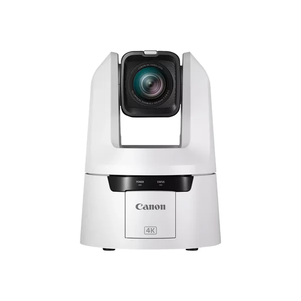 Canon CR-N500 Professional 4K NDI HX2 PTZ Camera with 15x Zoom (White)