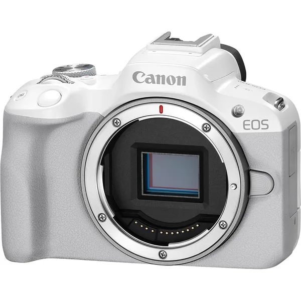 Canon EOS R50 Mirrorless Camera with Essentials+ Kit (White)