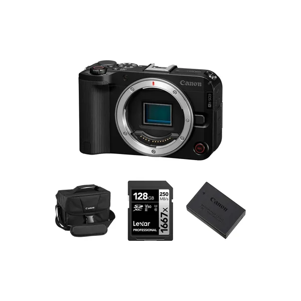 Canon EOS R50 V Mirrorless Camera with Essentials+ Kit