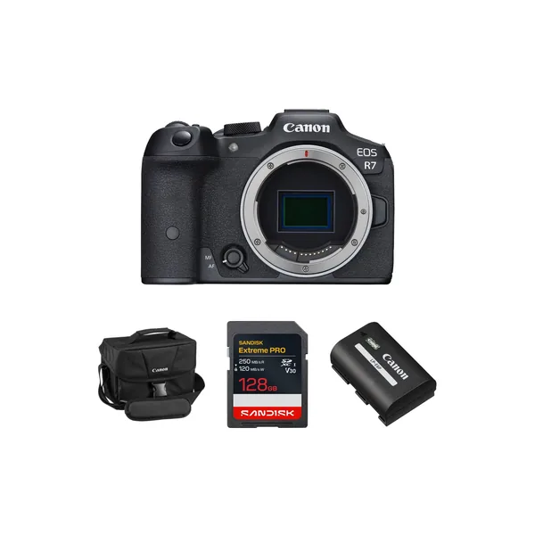 Canon EOS R7 Mirrorless Camera with Essentials+ Kit