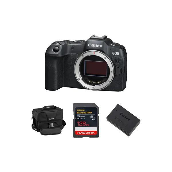 Canon EOS R8 Mirrorless Camera with Essentials+ Kit