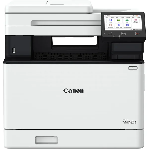Canon imageCLASS MF753Cdw II Multifunction Wireless Color Laser Printer with Four 069 High-Capacity Toner Cartridges Kit