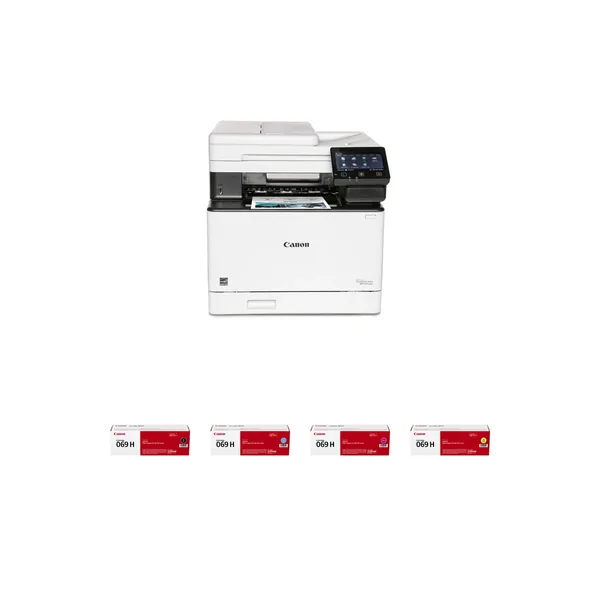 Canon imageCLASS MF753Cdw Multifunction Wireless Color Laser Printer with High-Capacity Toner Cartridges Kit