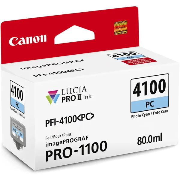 Canon imagePROGRAF PRO-1100 Professional 17″ Wireless Inkjet Photo Printer with 12 PFI-4100 Ink Tanks Kit