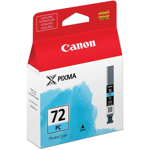 Tanque de tinta cian fotográfica Canon LUCIA PGI-72