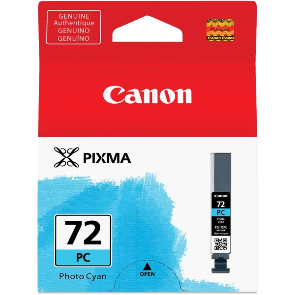 Tanque de tinta cian fotográfica Canon LUCIA PGI-72
