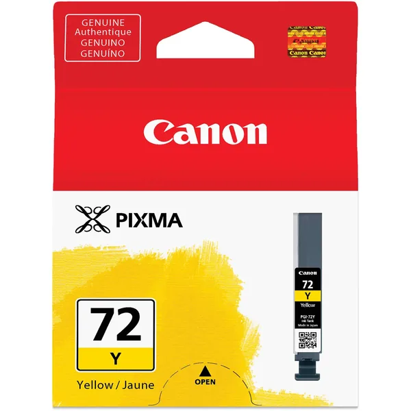 Tanque de tinta amarilla Canon LUCIA PGI-72