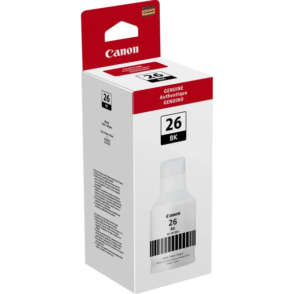Canon MAXIFY GX6120 Wireless MegaTank All-in-One Color Printer and Three GI-26 Ink Bottles Kit