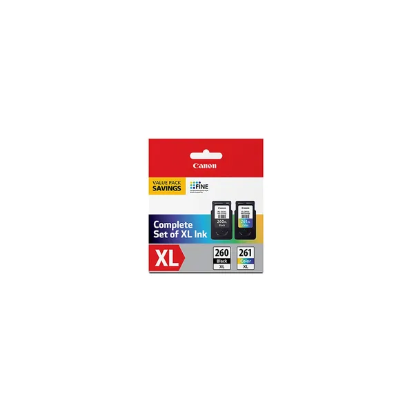 Paquete económico Canon PG-260 XL negro / CL-261 color XL