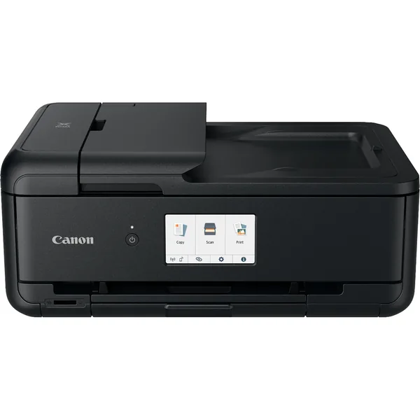 Canon Pixma TS9520a Wireless All-in-One Inkjet Printer with PGI-280 XL/CLI-281 4-Color Ink Tank Combo Pack and 4 x 6″ Photo Paper Kit (Black)