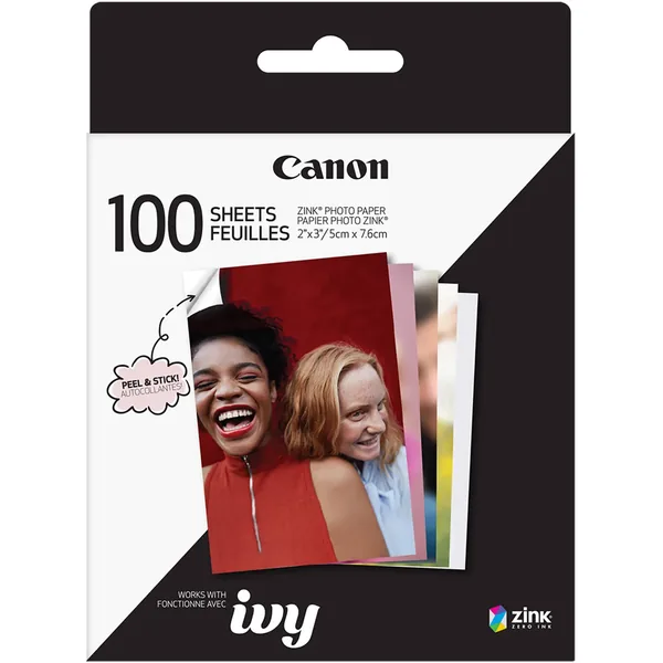 Canon ZINK 2 x 3″ Photo Sticker Paper Pack (100 Sheets)