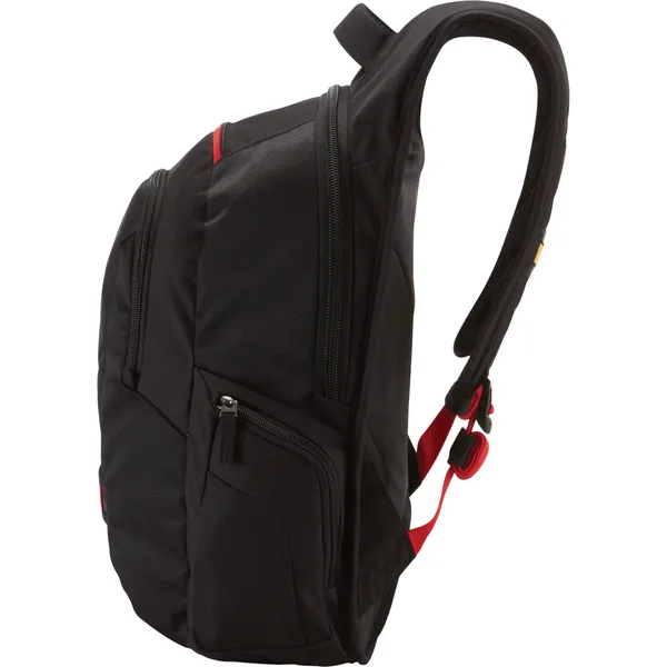 Mochila para portátil Case Logic de 16″ (negra con correas rojas)