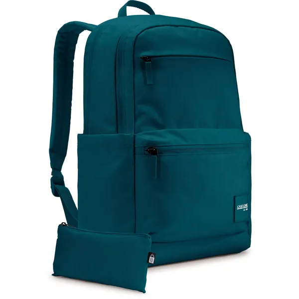 Mochila para portátil reciclada Case Logic Uplink (verde azulado profundo, 26 L)
