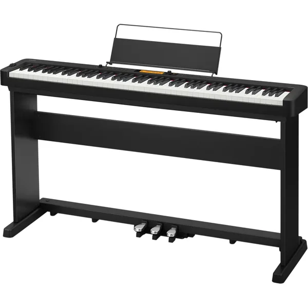 Casio CDP-S360 Piano digital portátil de cuerpo delgado de 88 teclas (negro)